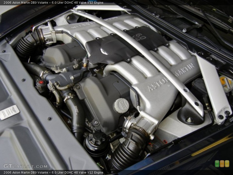 6.0 Liter DOHC 48 Valve V12 Engine for the 2006 Aston Martin DB9 #68684503