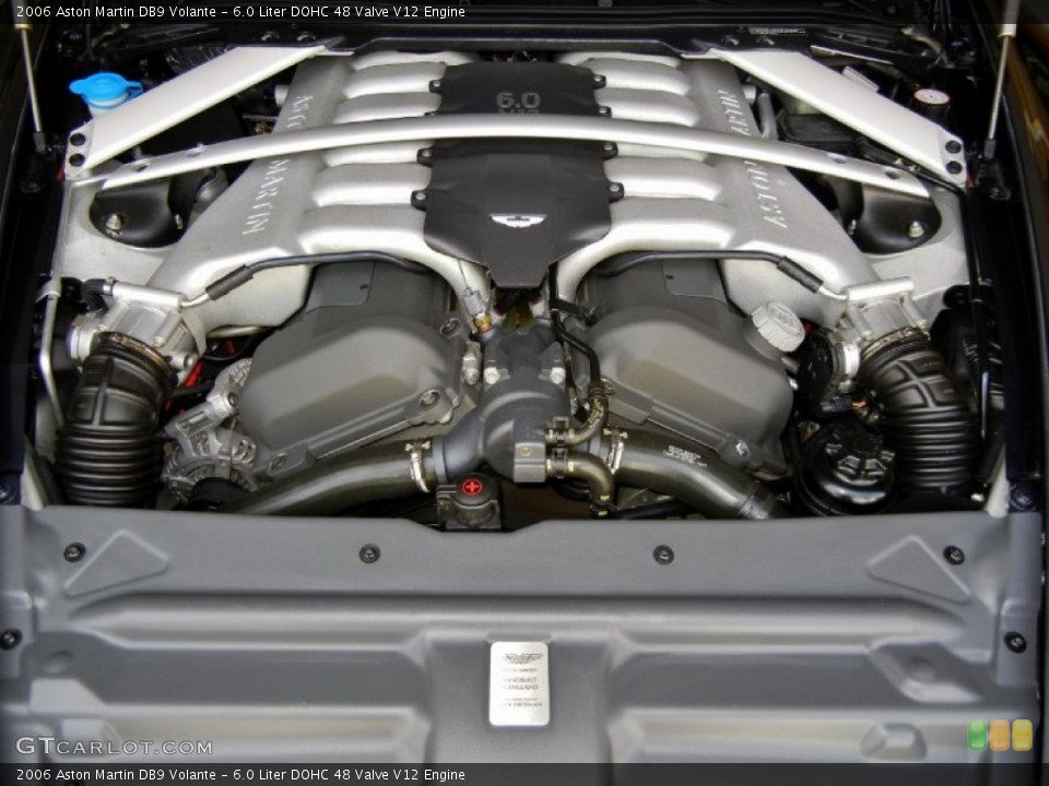 6.0 Liter DOHC 48 Valve V12 Engine for the 2006 Aston Martin DB9 #68684512