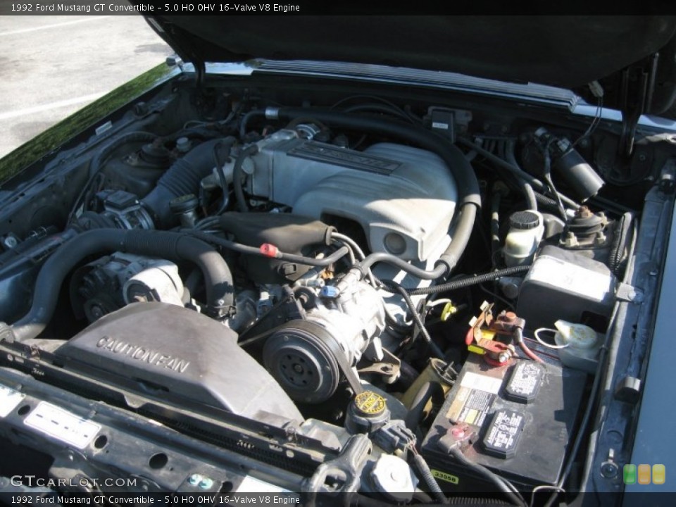 5.0 HO OHV 16-Valve V8 Engine for the 1992 Ford Mustang #68694028