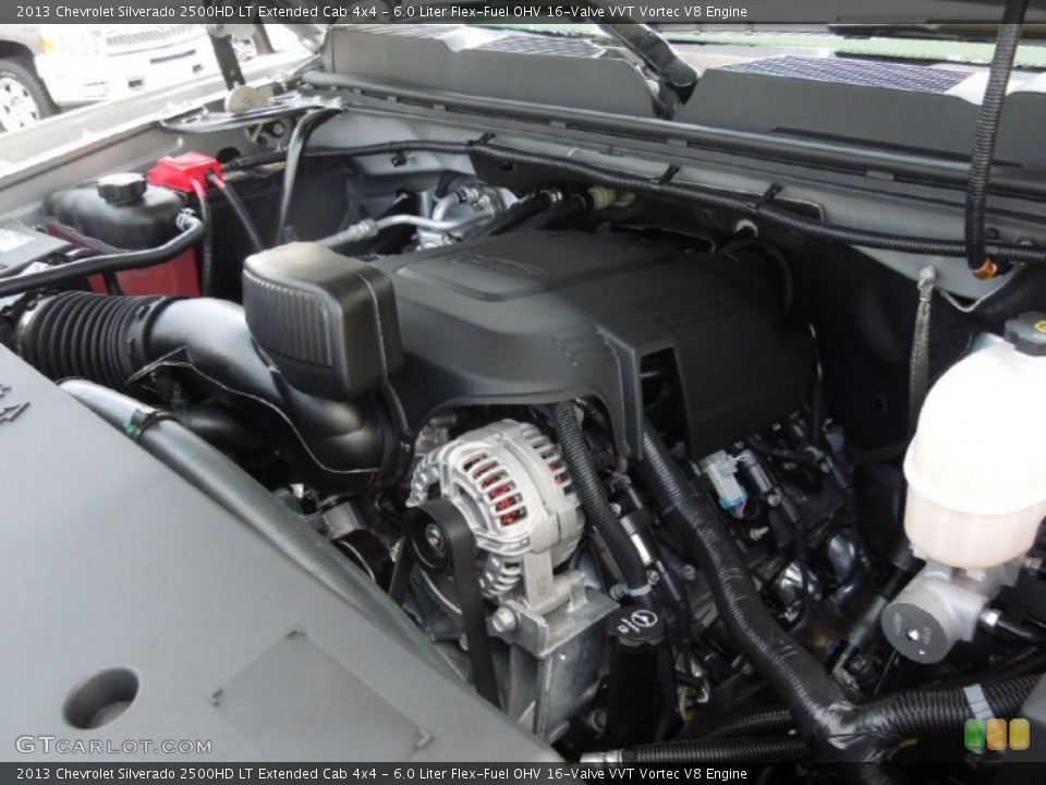 6.0 Liter Flex-Fuel OHV 16-Valve VVT Vortec V8 Engine for the 2013 Chevrolet Silverado 2500HD #68700985