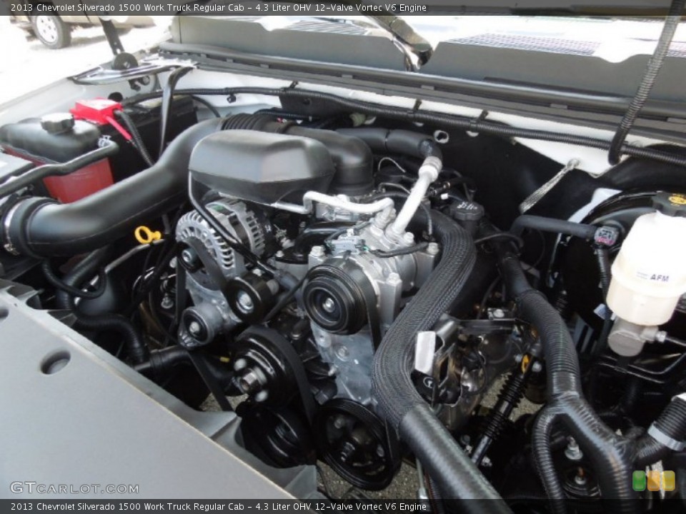 4.3 Liter OHV 12-Valve Vortec V6 Engine for the 2013 Chevrolet Silverado 1500 #68701123