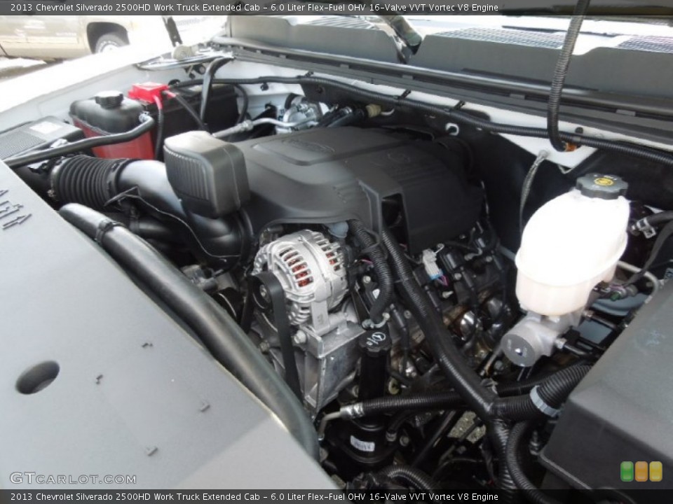 6.0 Liter Flex-Fuel OHV 16-Valve VVT Vortec V8 Engine for the 2013 Chevrolet Silverado 2500HD #68701267