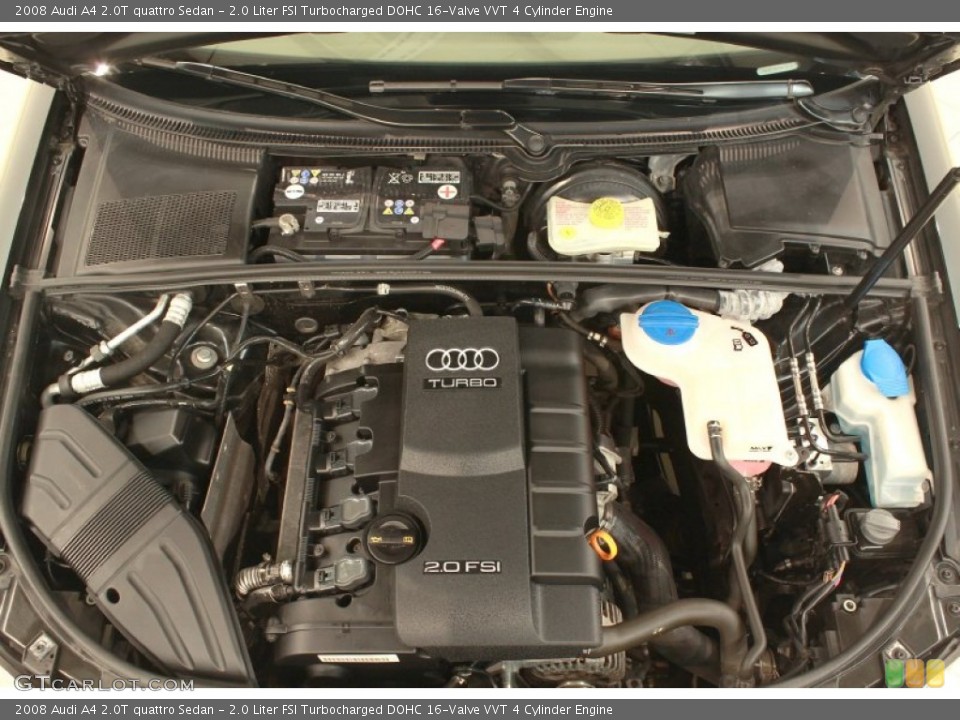 2.0 Liter FSI Turbocharged DOHC 16-Valve VVT 4 Cylinder Engine for the 2008 Audi A4 #68711515