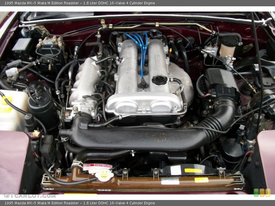 1.8 Liter DOHC 16-Valve 4 Cylinder 1995 Mazda MX-5 Miata Engine