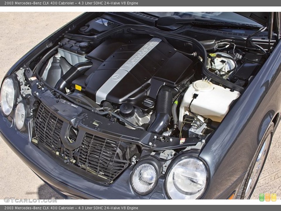 4.3 Liter SOHC 24-Valve V8 Engine for the 2003 Mercedes-Benz CLK #68727277