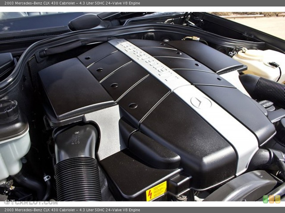 4.3 Liter SOHC 24-Valve V8 Engine for the 2003 Mercedes-Benz CLK #68727292