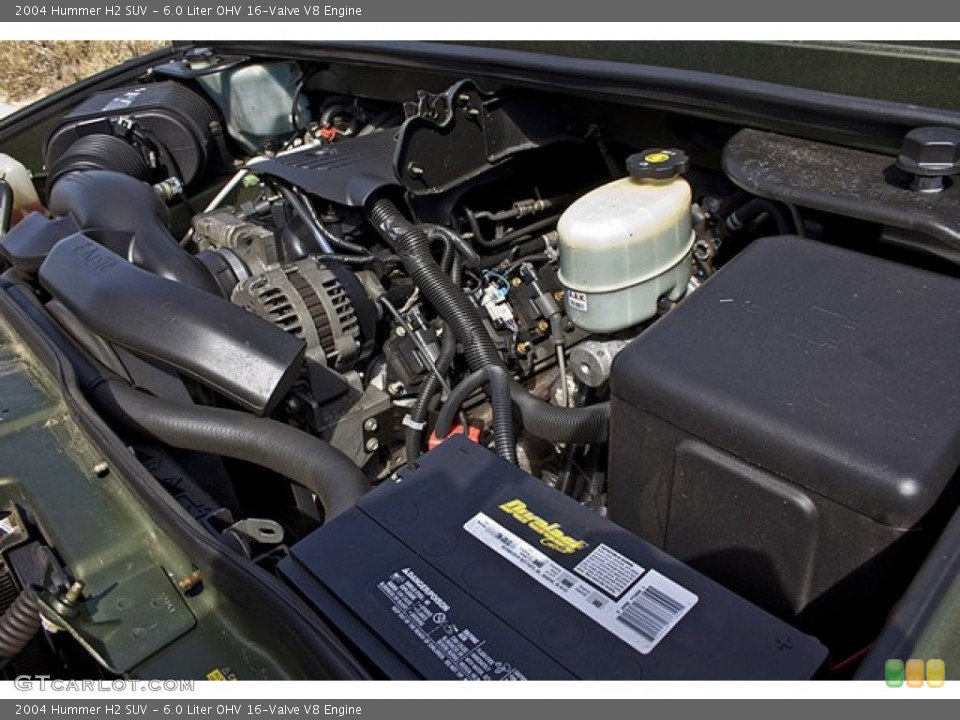 6.0 Liter OHV 16-Valve V8 Engine for the 2004 Hummer H2 #68728456