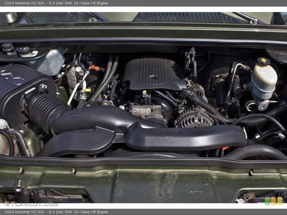 6.0 Liter OHV 16-Valve V8 Engine for the 2004 Hummer H2 #68728474