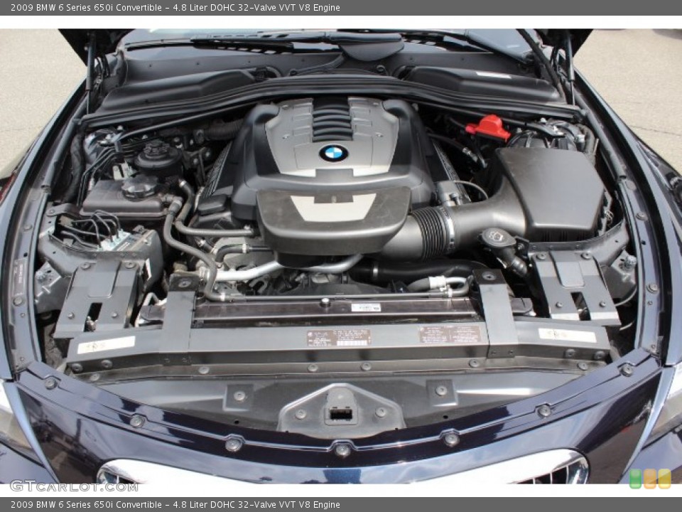4.8 Liter DOHC 32-Valve VVT V8 Engine for the 2009 BMW 6 Series #68731396