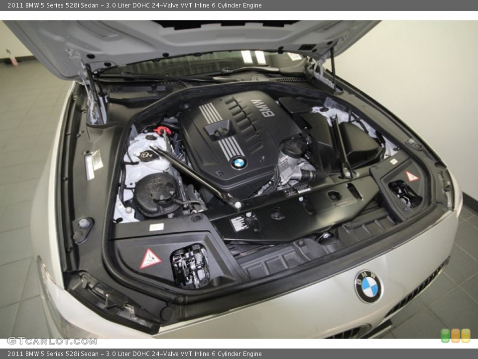 3.0 Liter DOHC 24-Valve VVT Inline 6 Cylinder Engine for the 2011 BMW 5 Series #68735713