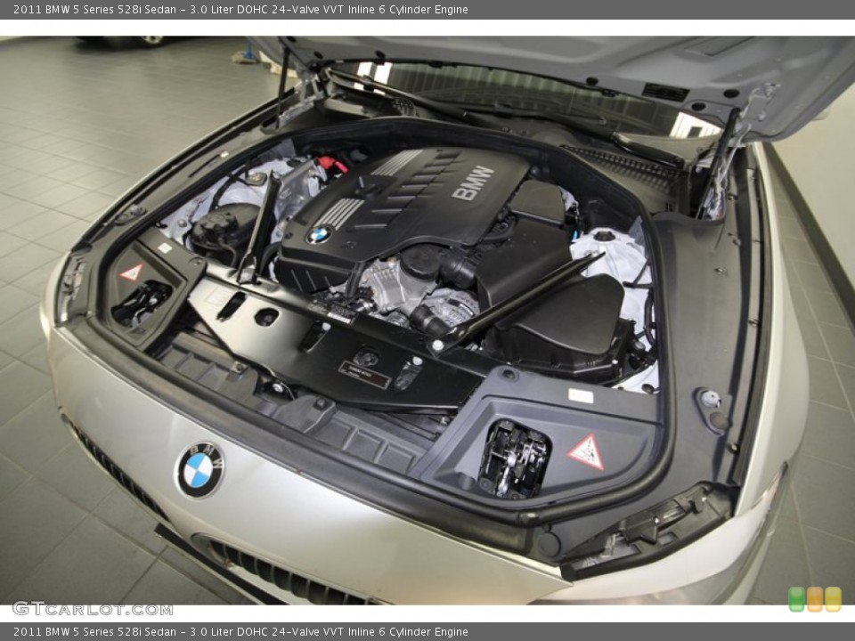 3.0 Liter DOHC 24-Valve VVT Inline 6 Cylinder Engine for the 2011 BMW 5 Series #68735722