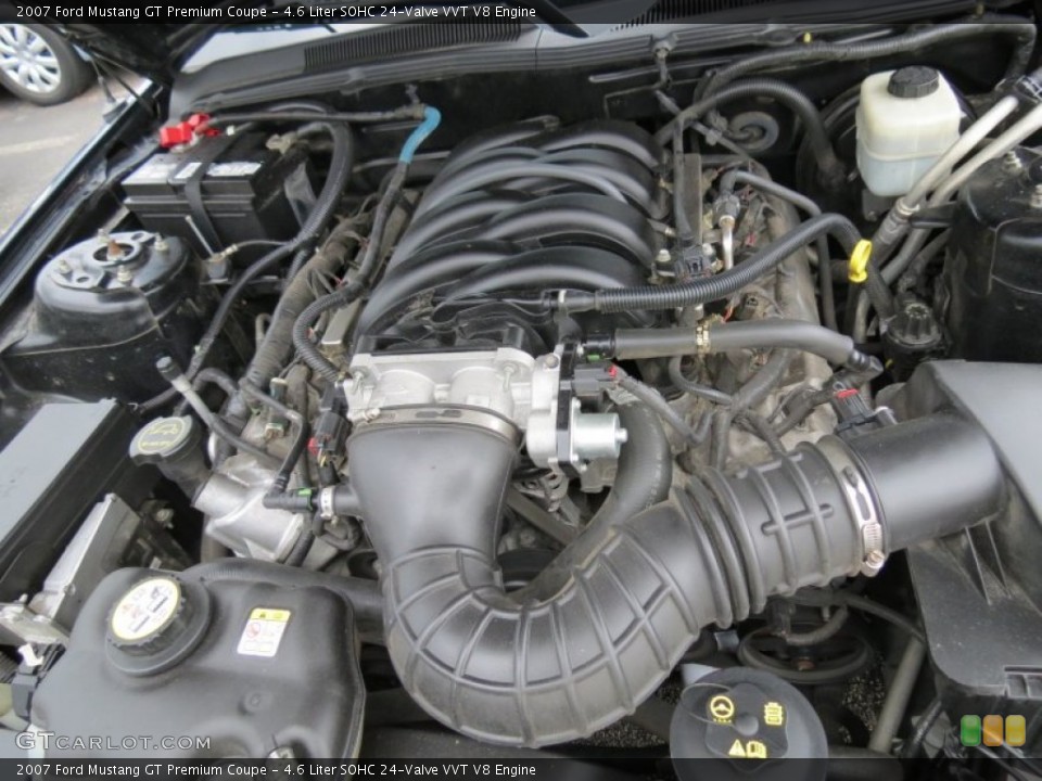 4.6 Liter SOHC 24-Valve VVT V8 Engine for the 2007 Ford Mustang #68738995