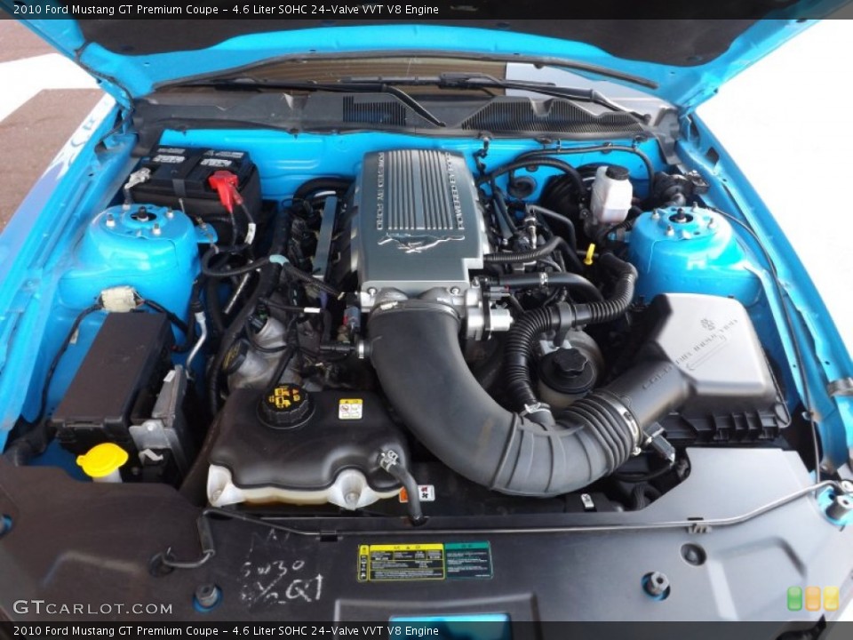 4.6 Liter SOHC 24-Valve VVT V8 Engine for the 2010 Ford Mustang #68740054