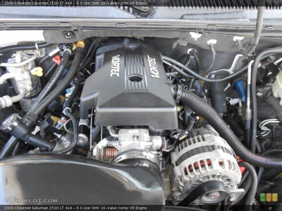 6.0 Liter OHV 16-Valve Vortec V8 Engine for the 2000 Chevrolet Suburban #68742403