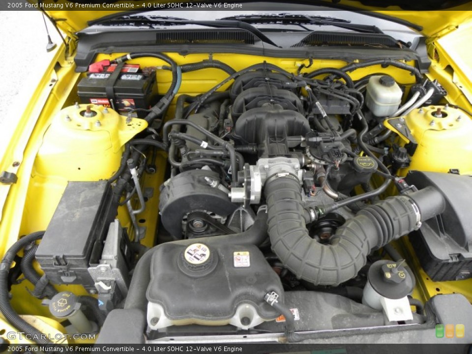 4.0 Liter SOHC 12-Valve V6 Engine for the 2005 Ford Mustang #68743915