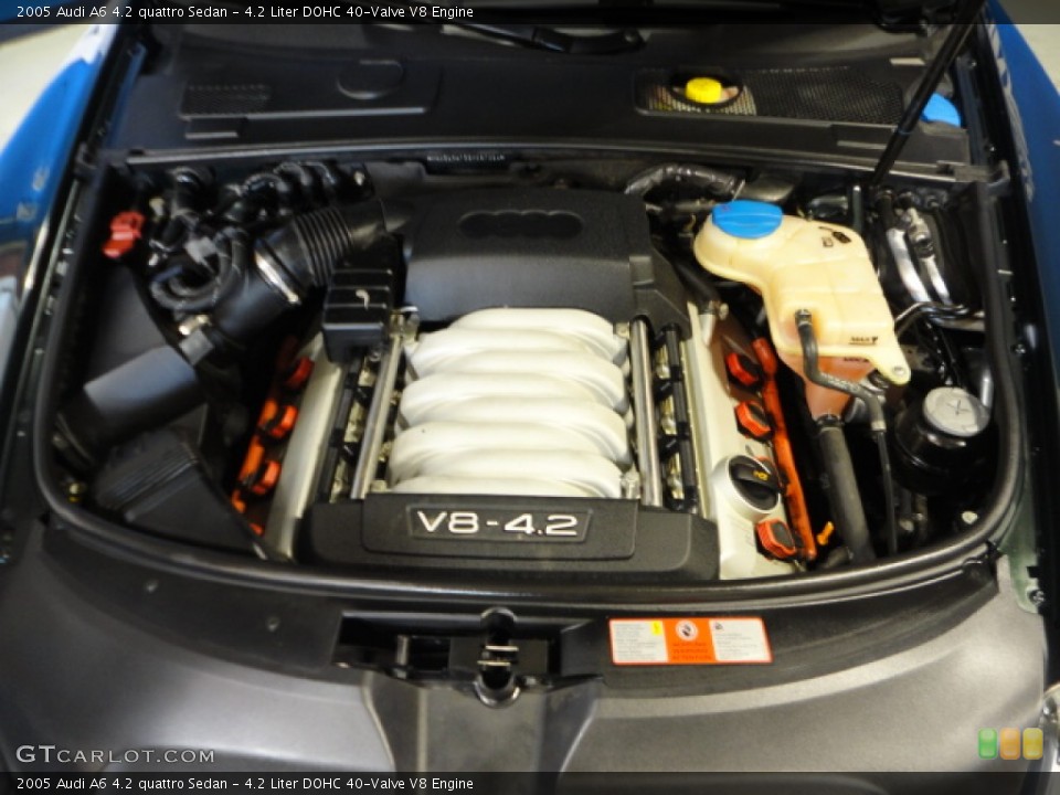 4.2 Liter DOHC 40-Valve V8 Engine for the 2005 Audi A6 #68746894