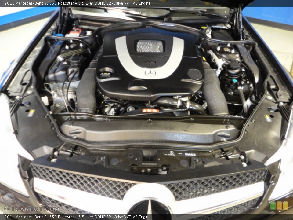 5.5 Liter DOHC 32-Valve VVT V8 Engine for the 2011 Mercedes-Benz SL #68747509
