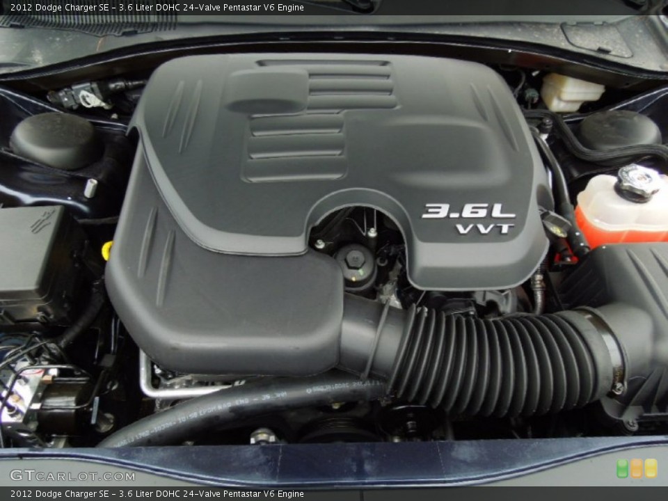 3.6 Liter DOHC 24-Valve Pentastar V6 Engine for the 2012 Dodge Charger #68749243