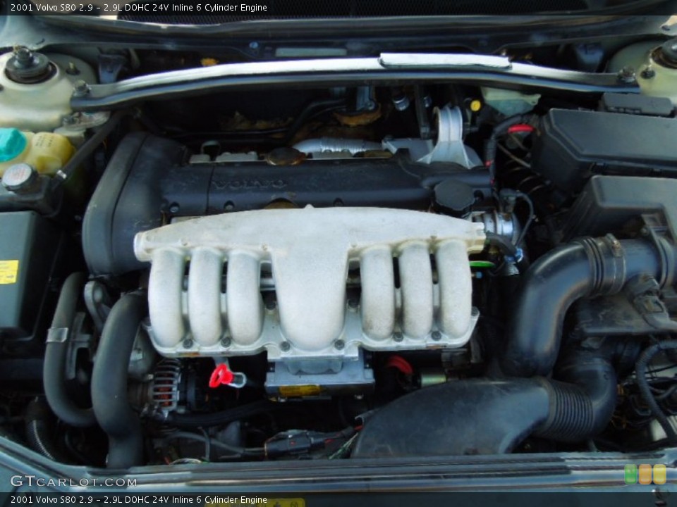 2.9L DOHC 24V Inline 6 Cylinder 2001 Volvo S80 Engine