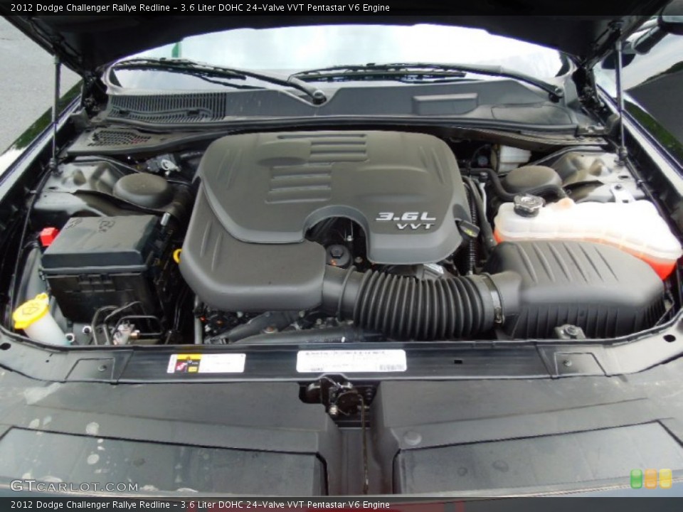 3.6 Liter DOHC 24-Valve VVT Pentastar V6 Engine for the 2012 Dodge Challenger #68767342