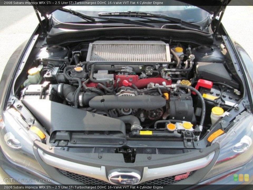 2.5 Liter STi Turbocharged DOHC 16-Valve VVT Flat 4 Cylinder Engine for the 2008 Subaru Impreza #68777543
