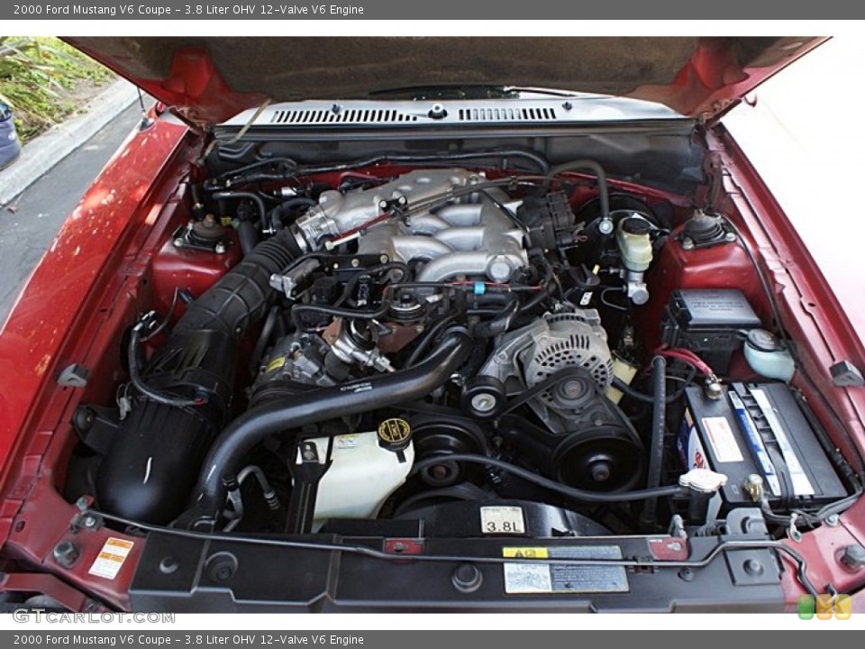 3.8 Liter OHV 12-Valve V6 Engine for the 2000 Ford Mustang #68778971