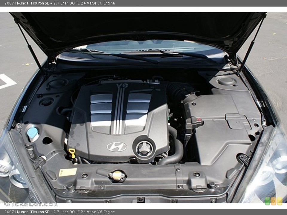 2.7 Liter DOHC 24 Valve V6 Engine for the 2007 Hyundai Tiburon #68780405