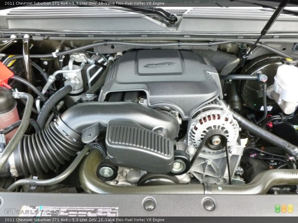 5.3 Liter OHV 16-Valve Flex-Fuel Vortec V8 Engine for the 2011 Chevrolet Suburban #68785217