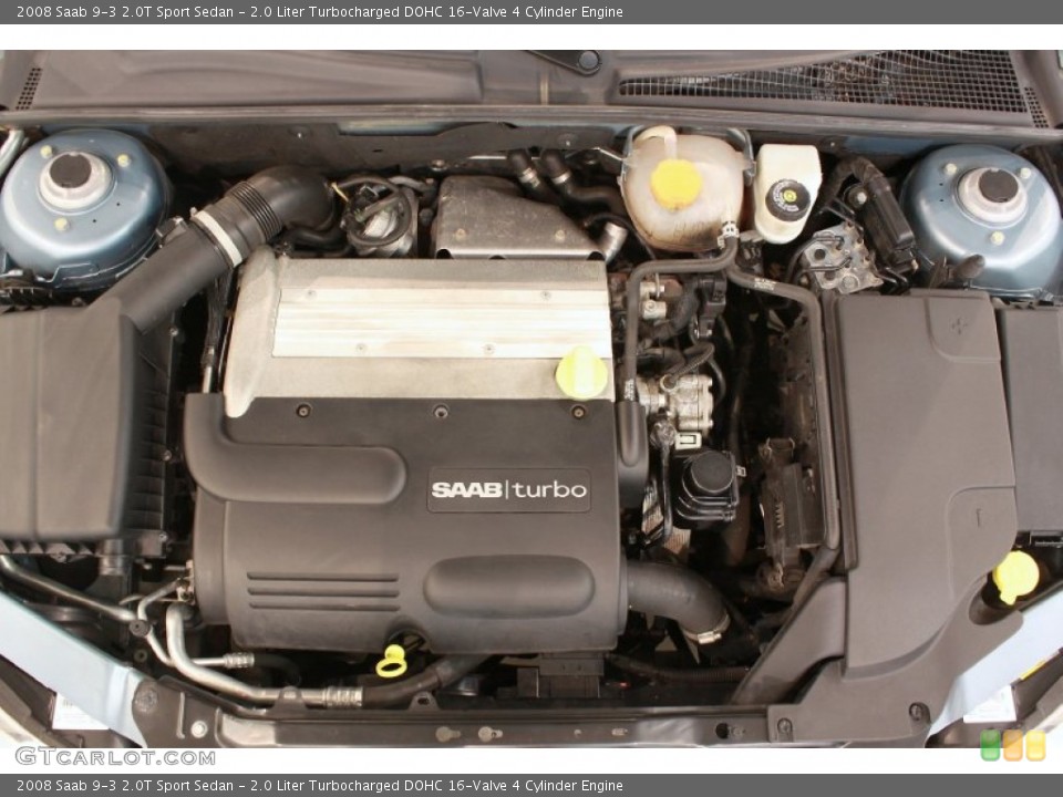 2.0 Liter Turbocharged DOHC 16-Valve 4 Cylinder Engine for the 2008 Saab 9-3 #68787512