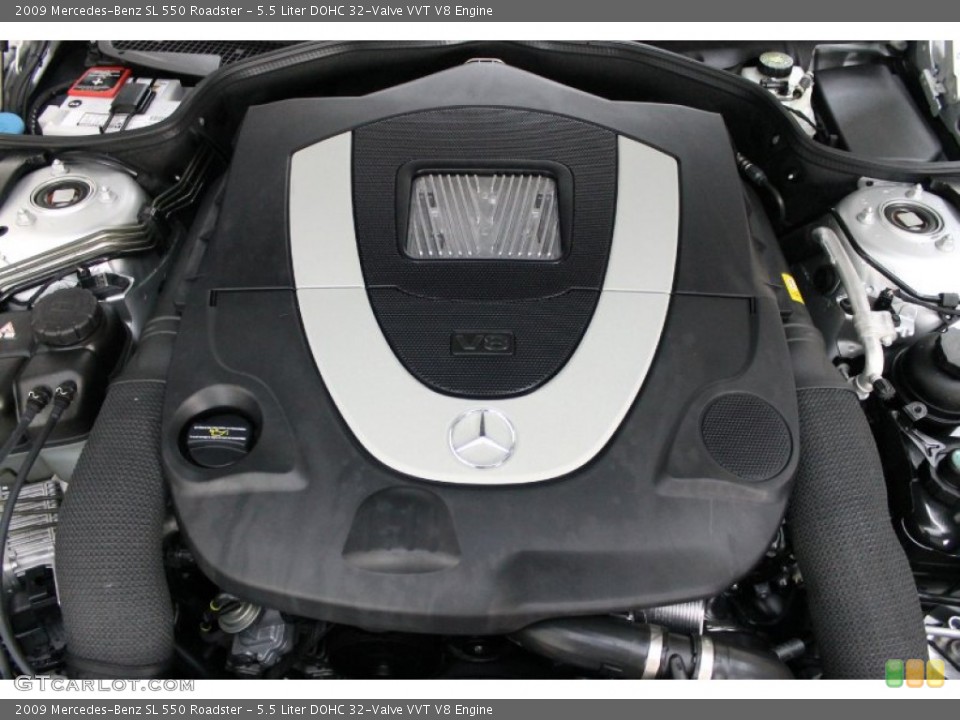 5.5 Liter DOHC 32-Valve VVT V8 Engine for the 2009 Mercedes-Benz SL #68789163