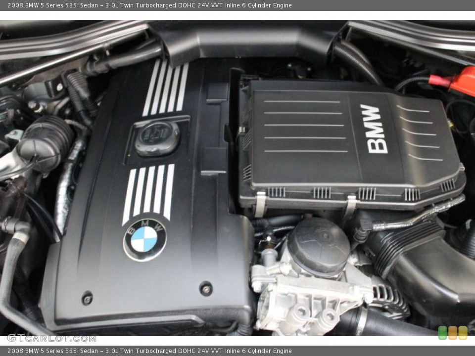 3.0L Twin Turbocharged DOHC 24V VVT Inline 6 Cylinder Engine for the 2008 BMW 5 Series #68789471