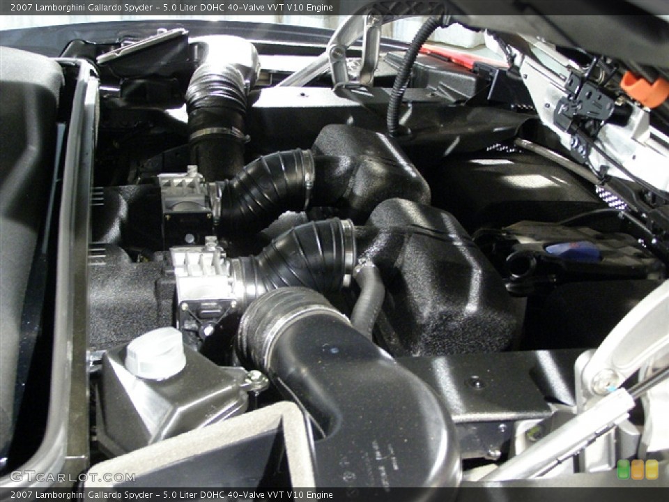 5.0 Liter DOHC 40-Valve VVT V10 Engine for the 2007 Lamborghini Gallardo #68790