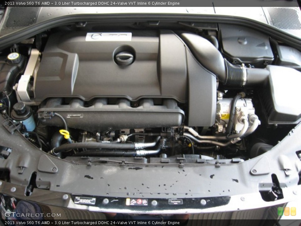 3.0 Liter Turbocharged DOHC 24-Valve VVT Inline 6 Cylinder Engine for the 2013 Volvo S60 #68793644
