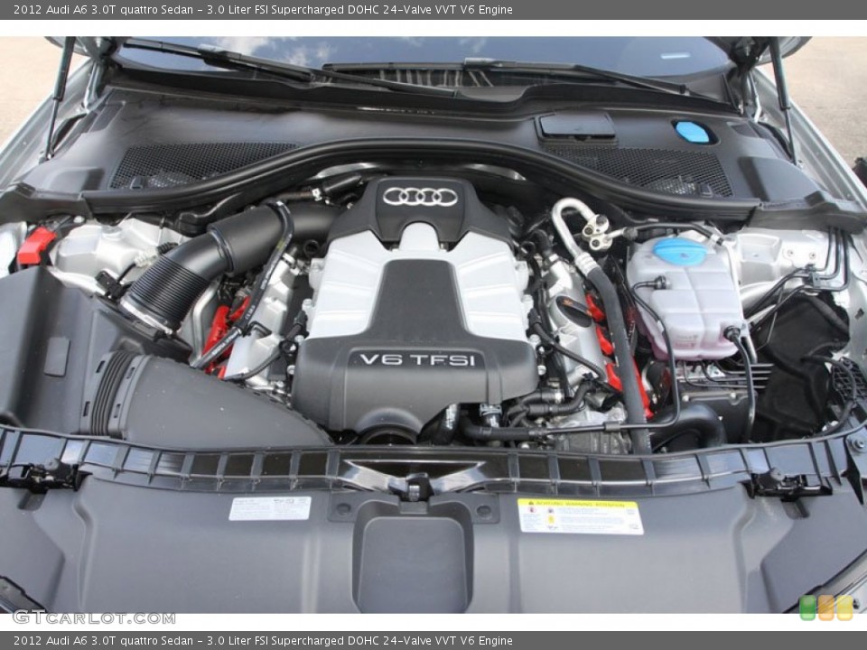 3.0 Liter FSI Supercharged DOHC 24-Valve VVT V6 Engine for the 2012 Audi A6 #68797775