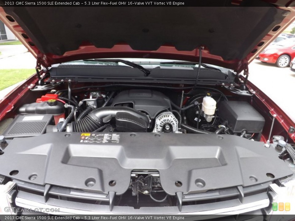 5.3 Liter Flex-Fuel OHV 16-Valve VVT Vortec V8 Engine for the 2013 GMC Sierra 1500 #68811209