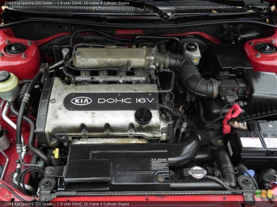 1.8 Liter DOHC 16-Valve 4 Cylinder Engine for the 2001 Kia Spectra #68818520