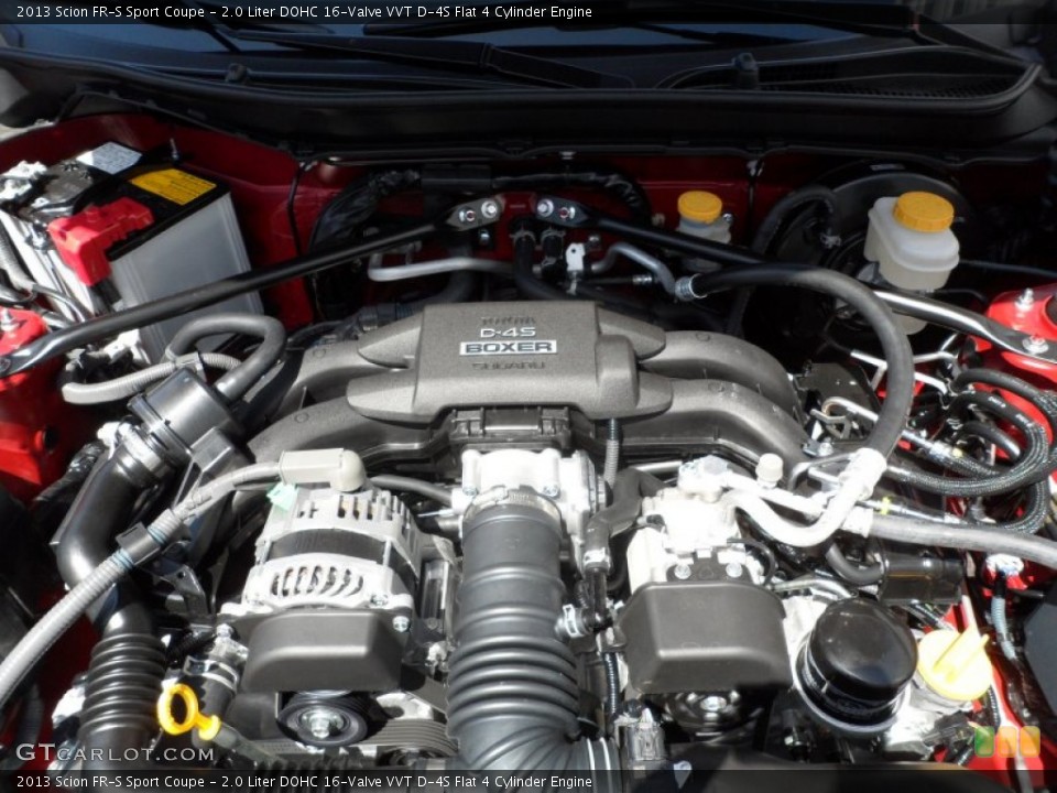 2.0 Liter DOHC 16-Valve VVT D-4S Flat 4 Cylinder Engine for the 2013 Scion FR-S #68825882