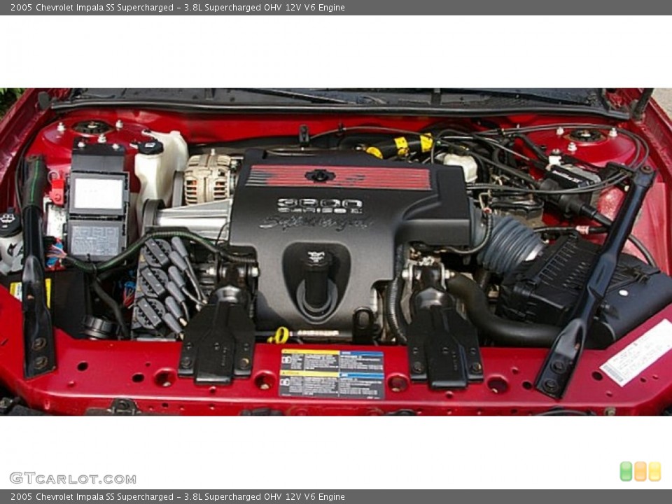 3.8L Supercharged OHV 12V V6 Engine for the 2005 Chevrolet Impala #68826311
