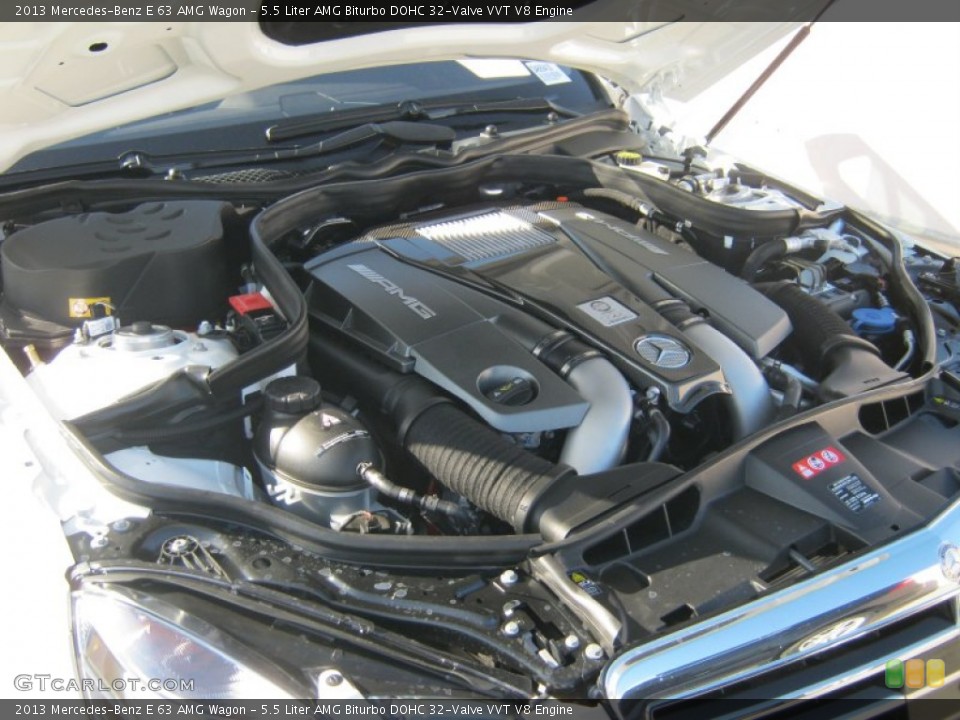 5.5 Liter AMG Biturbo DOHC 32-Valve VVT V8 Engine for the 2013 Mercedes-Benz E #68831823
