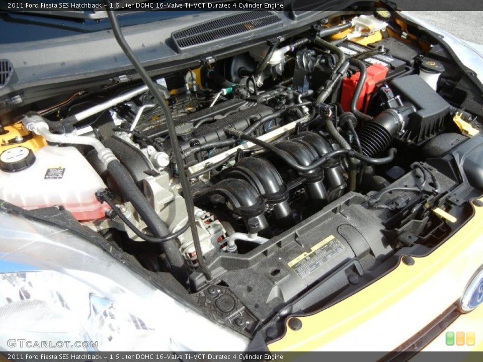 1.6 Liter DOHC 16-Valve Ti-VCT Duratec 4 Cylinder Engine for the 2011 Ford Fiesta #68836905