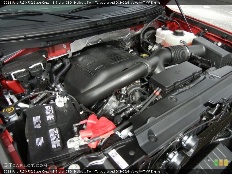 3.5 Liter GTDI EcoBoost Twin-Turbocharged DOHC 24-Valve VVT V6 Engine for the 2011 Ford F150 #68837790