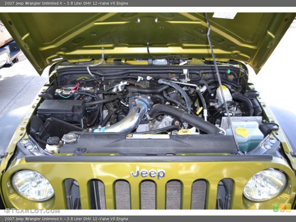 3.8 Liter OHV 12-Valve V6 Engine for the 2007 Jeep Wrangler Unlimited #68850877