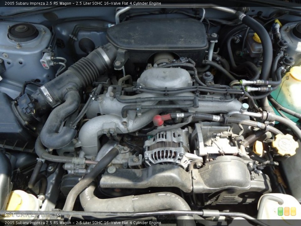 2.5 Liter SOHC 16-Valve Flat 4 Cylinder Engine for the 2005 Subaru Impreza #68852133