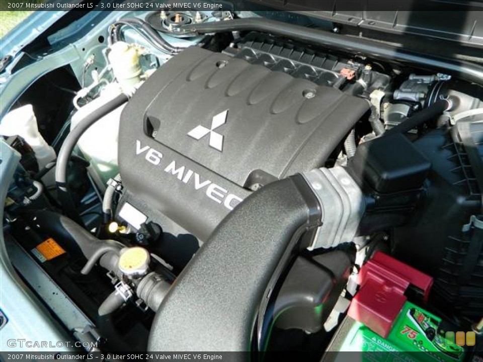 3.0 Liter SOHC 24 Valve MIVEC V6 Engine for the 2007