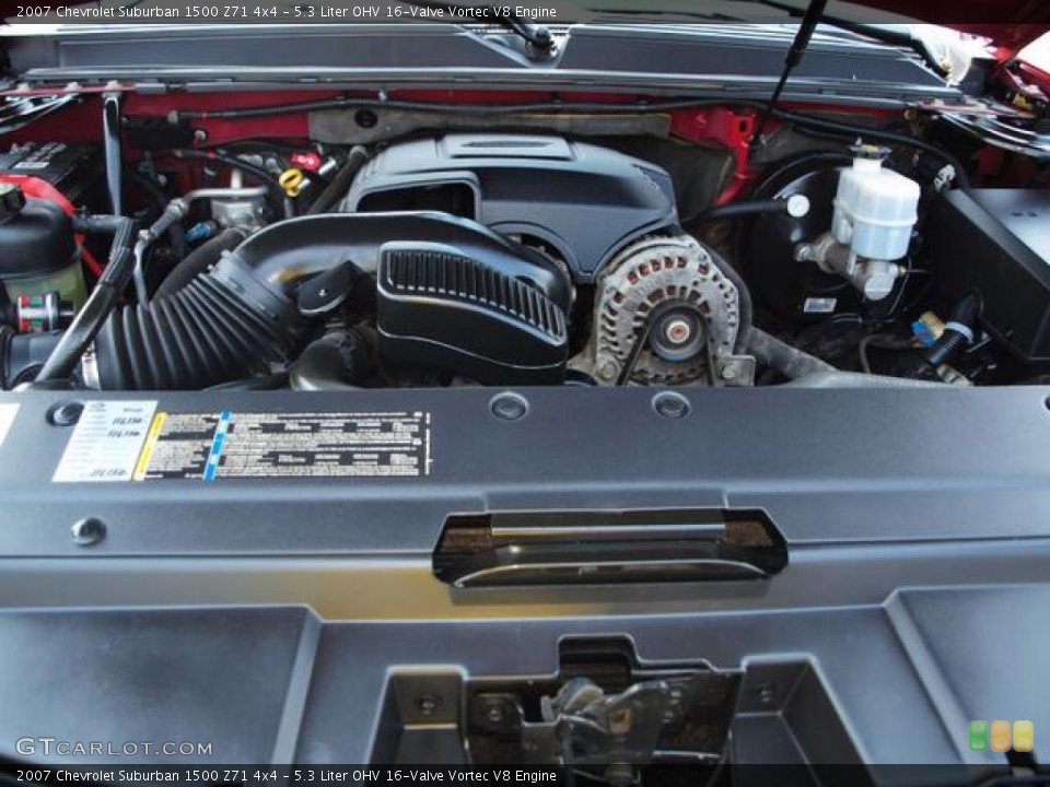 5.3 Liter OHV 16-Valve Vortec V8 Engine for the 2007 Chevrolet Suburban #68852877
