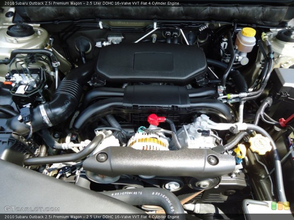 2.5 Liter DOHC 16-Valve VVT Flat 4 Cylinder Engine for the 2010 Subaru Outback #68852925