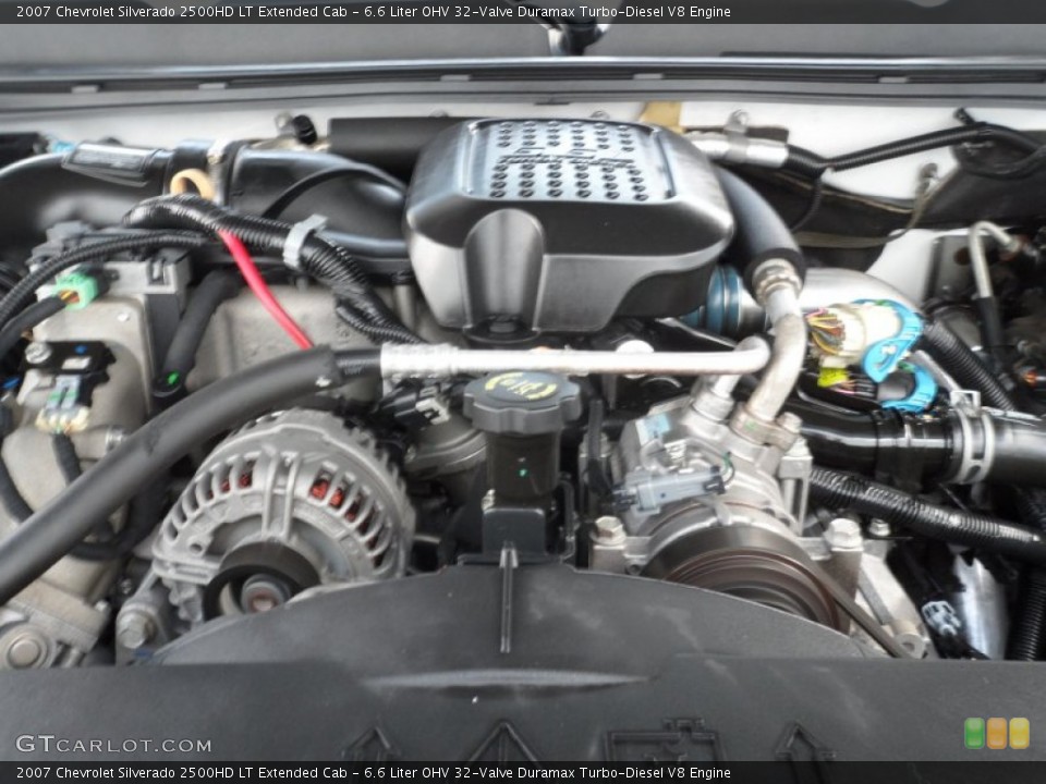 6.6 Liter OHV 32-Valve Duramax Turbo-Diesel V8 Engine for the 2007 Chevrolet Silverado 2500HD #68864193