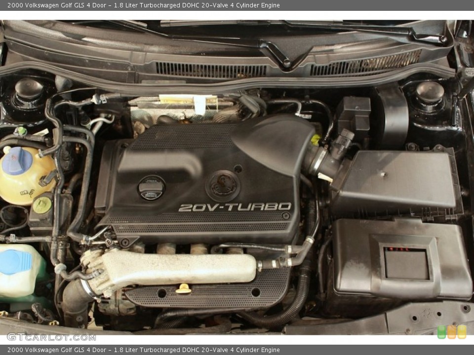 1.8 Liter Turbocharged DOHC 20-Valve 4 Cylinder 2000 Volkswagen Golf Engine