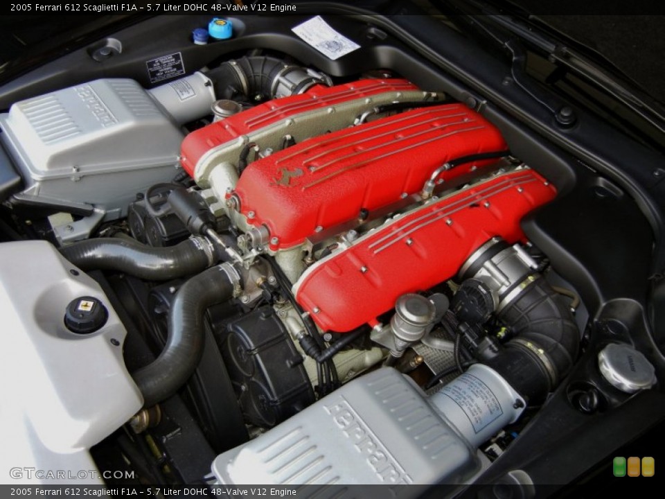 5.7 Liter DOHC 48-Valve V12 Engine for the 2005 Ferrari 612 Scaglietti #68894980