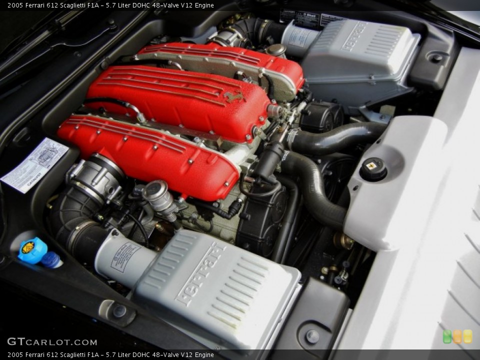 5.7 Liter DOHC 48-Valve V12 Engine for the 2005 Ferrari 612 Scaglietti #68894991